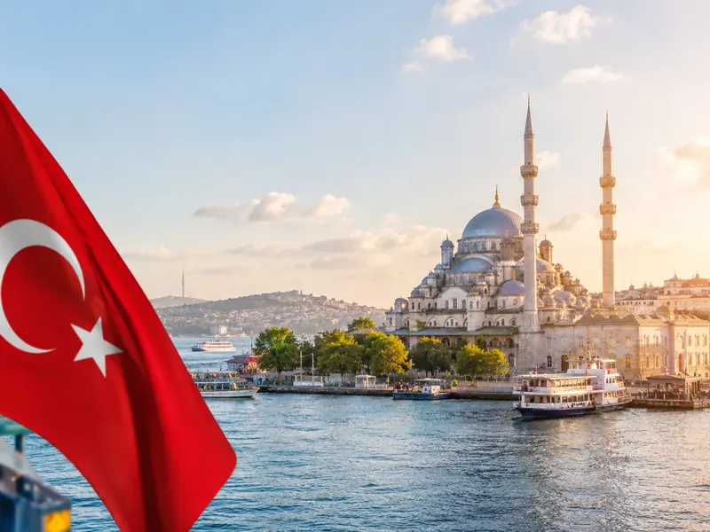 Istanbul and the Bosphorus at sunset